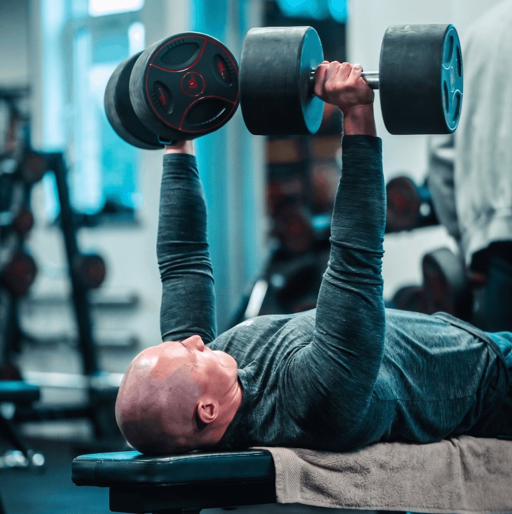 Vincent Petrosino en musculation